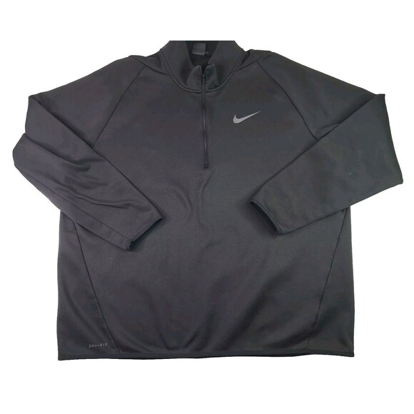 Nike Other - Nike Dri Fit 1/4 Zip Thermal Fleece Pullover Black Men's XXL